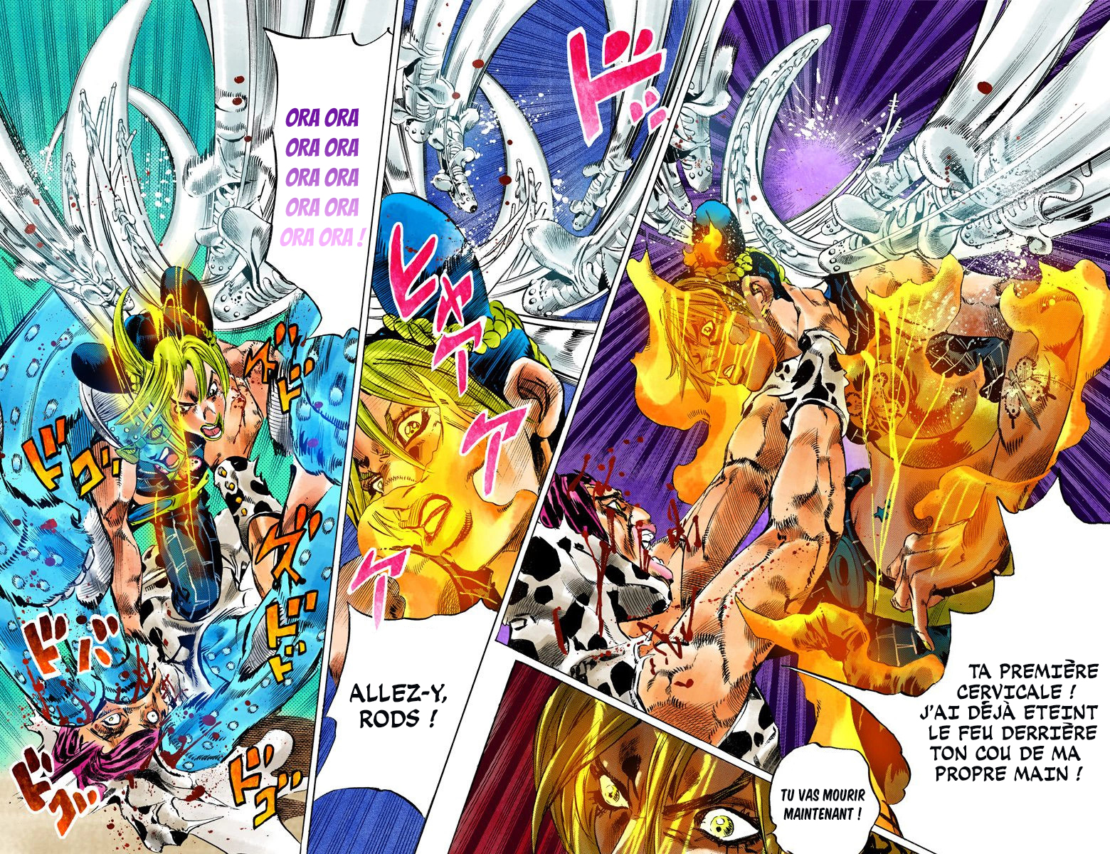 Read JoJo's Bizarre Adventure Part 6 Stone Ocean Official Colored FR Manga Online