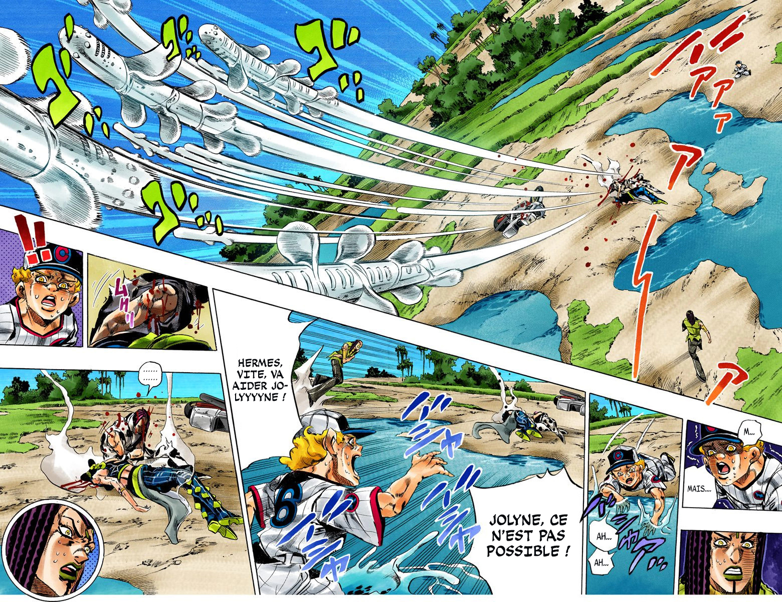 Read JoJo's Bizarre Adventure Part 6 Stone Ocean Official Colored FR Manga Online