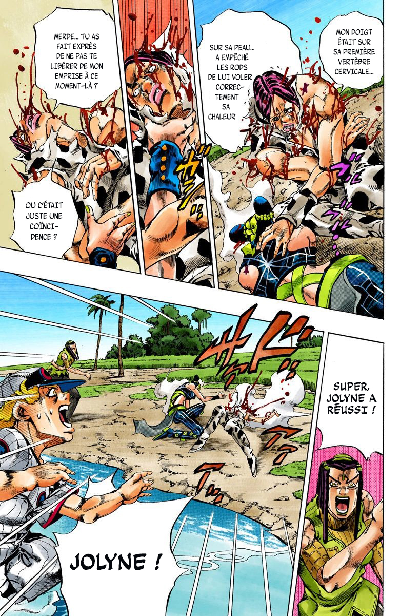 Read JoJo's Bizarre Adventure Part 6 Stone Ocean Official Colored FR Manga Online