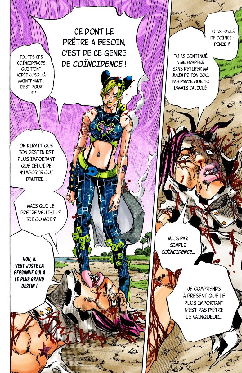 Read JoJo's Bizarre Adventure Part 6 Stone Ocean Official Colored FR Manga Online