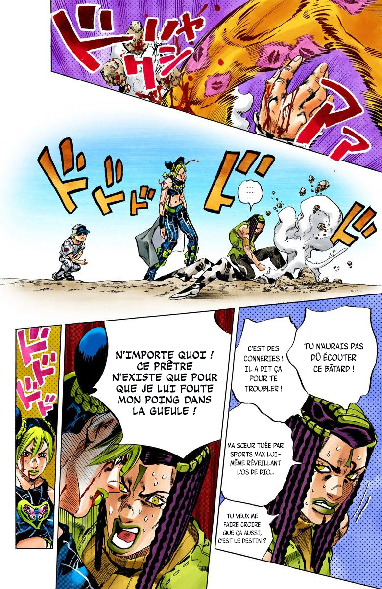Read JoJo's Bizarre Adventure Part 6 Stone Ocean Official Colored FR Manga Online