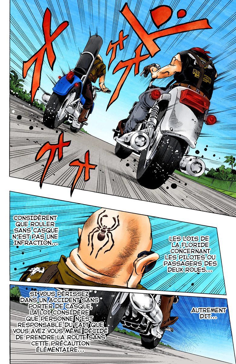 Read JoJo's Bizarre Adventure Part 6 Stone Ocean Official Colored FR Manga Online