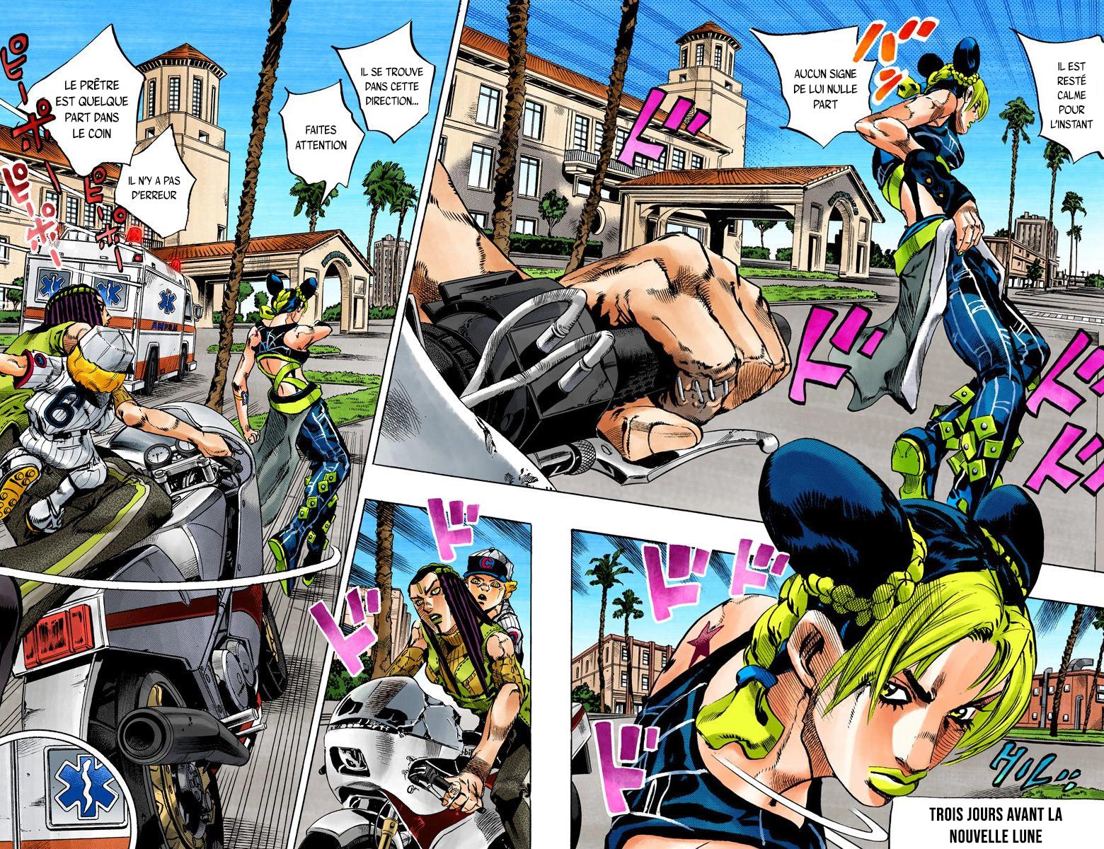 Read JoJo's Bizarre Adventure Part 6 Stone Ocean Official Colored FR Manga Online