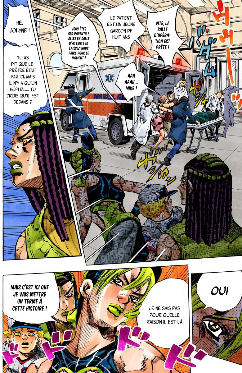 Read JoJo's Bizarre Adventure Part 6 Stone Ocean Official Colored FR Manga Online
