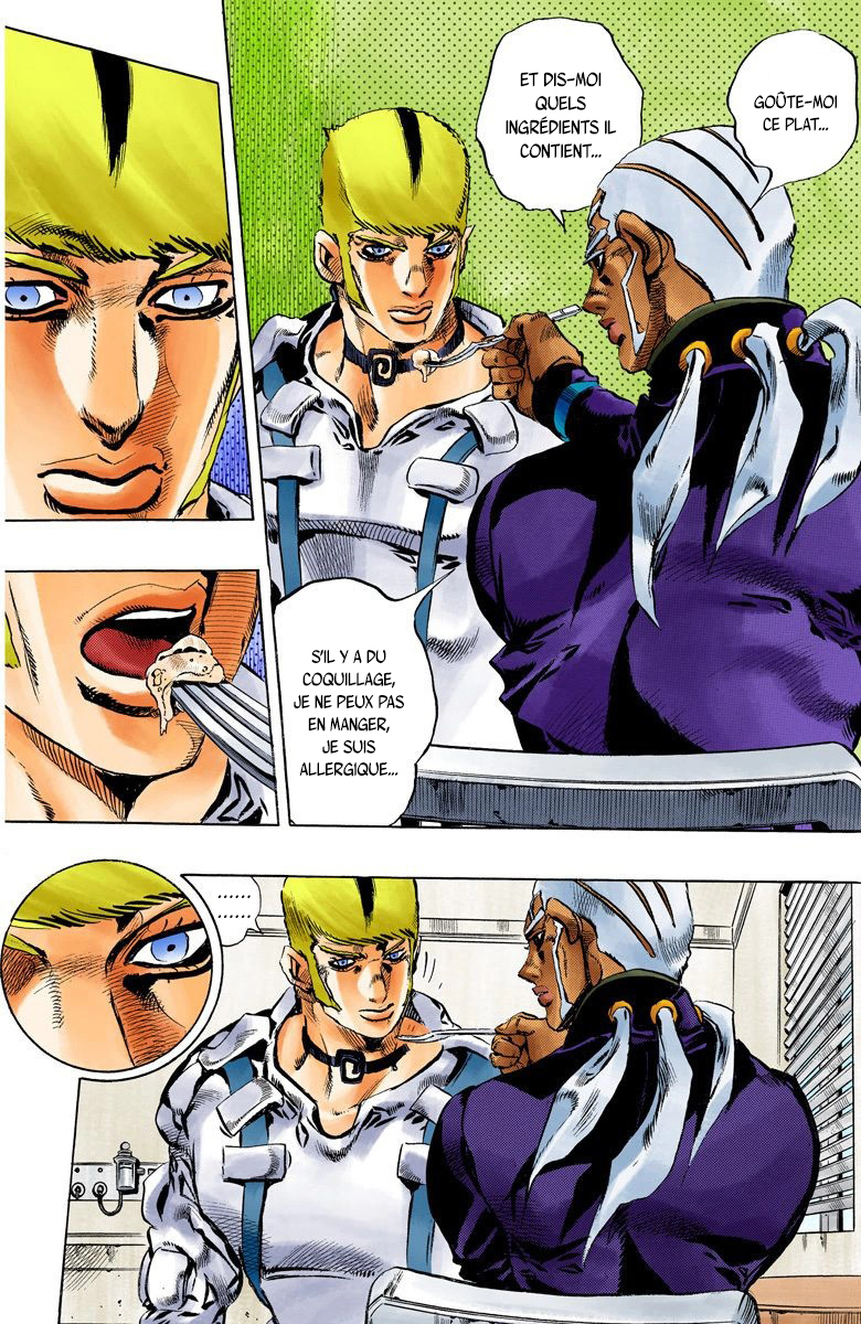 Read JoJo's Bizarre Adventure Part 6 Stone Ocean Official Colored FR Manga Online