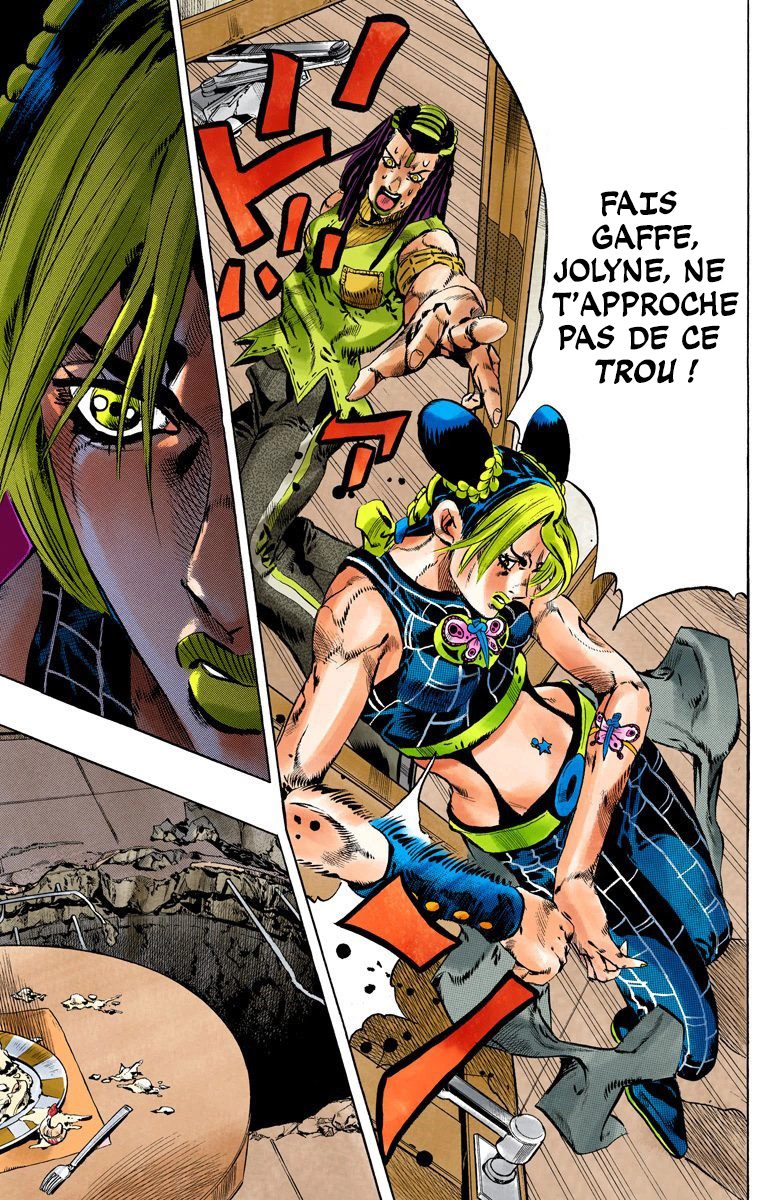 Read JoJo's Bizarre Adventure Part 6 Stone Ocean Official Colored FR Manga Online