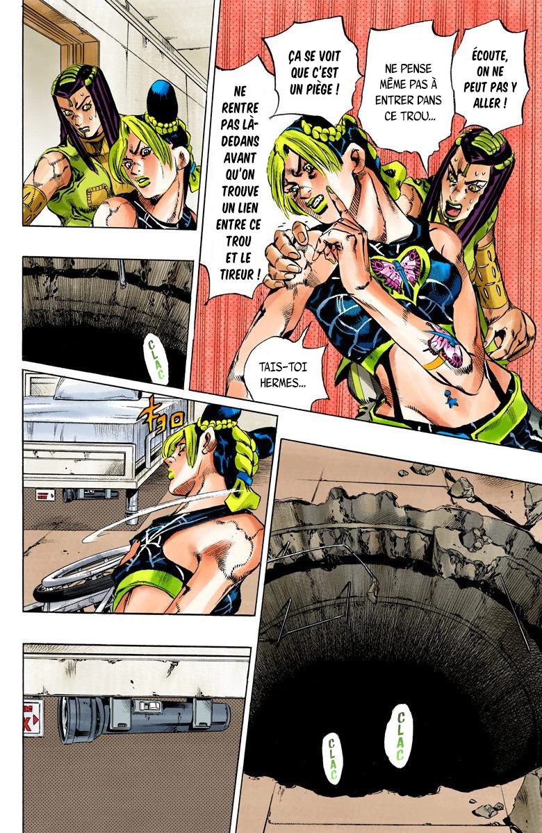 Read JoJo's Bizarre Adventure Part 6 Stone Ocean Official Colored FR Manga Online
