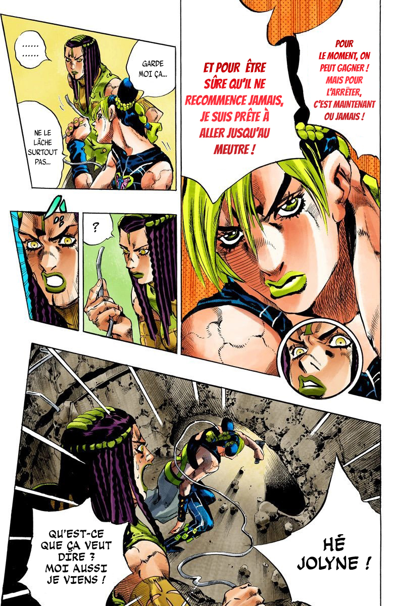 Read JoJo's Bizarre Adventure Part 6 Stone Ocean Official Colored FR Manga Online