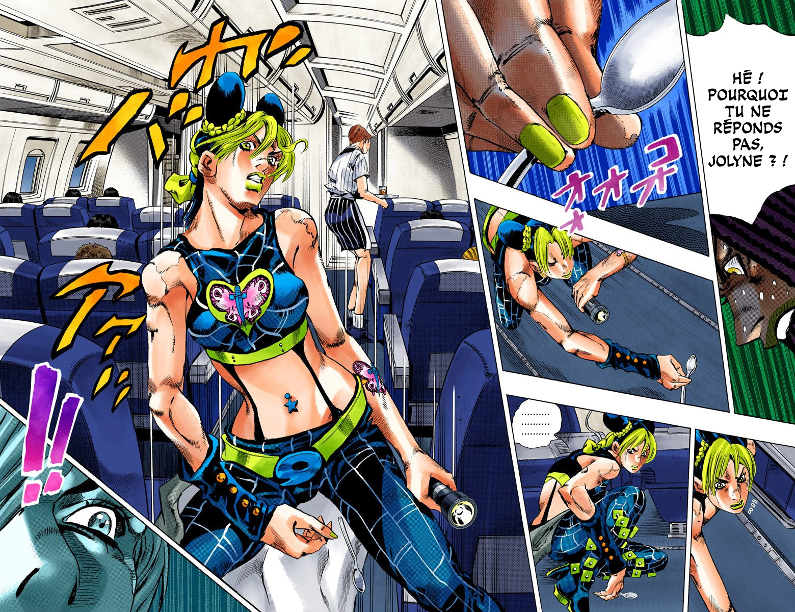 Read JoJo's Bizarre Adventure Part 6 Stone Ocean Official Colored FR Manga Online