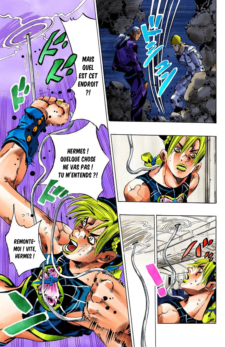 Read JoJo's Bizarre Adventure Part 6 Stone Ocean Official Colored FR Manga Online
