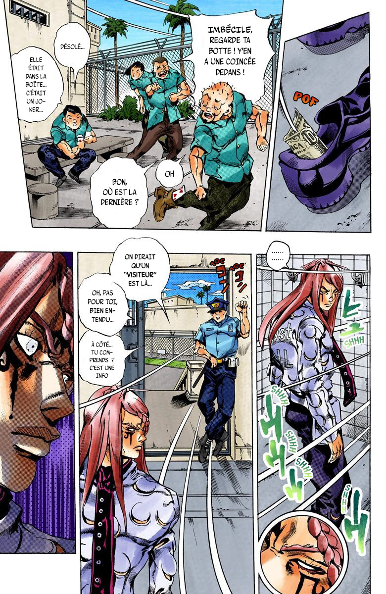 Read JoJo's Bizarre Adventure Part 6 Stone Ocean Official Colored FR Manga Online