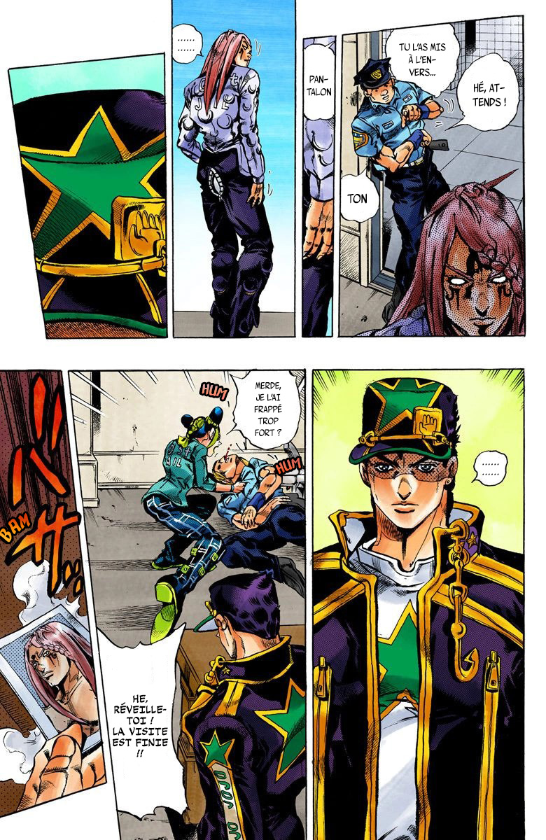 Read JoJo's Bizarre Adventure Part 6 Stone Ocean Official Colored FR Manga Online