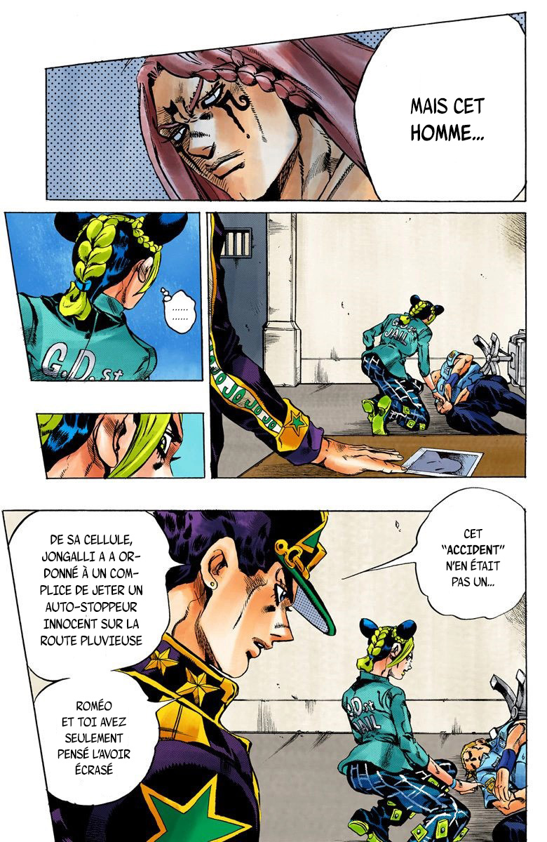Read JoJo's Bizarre Adventure Part 6 Stone Ocean Official Colored FR Manga Online