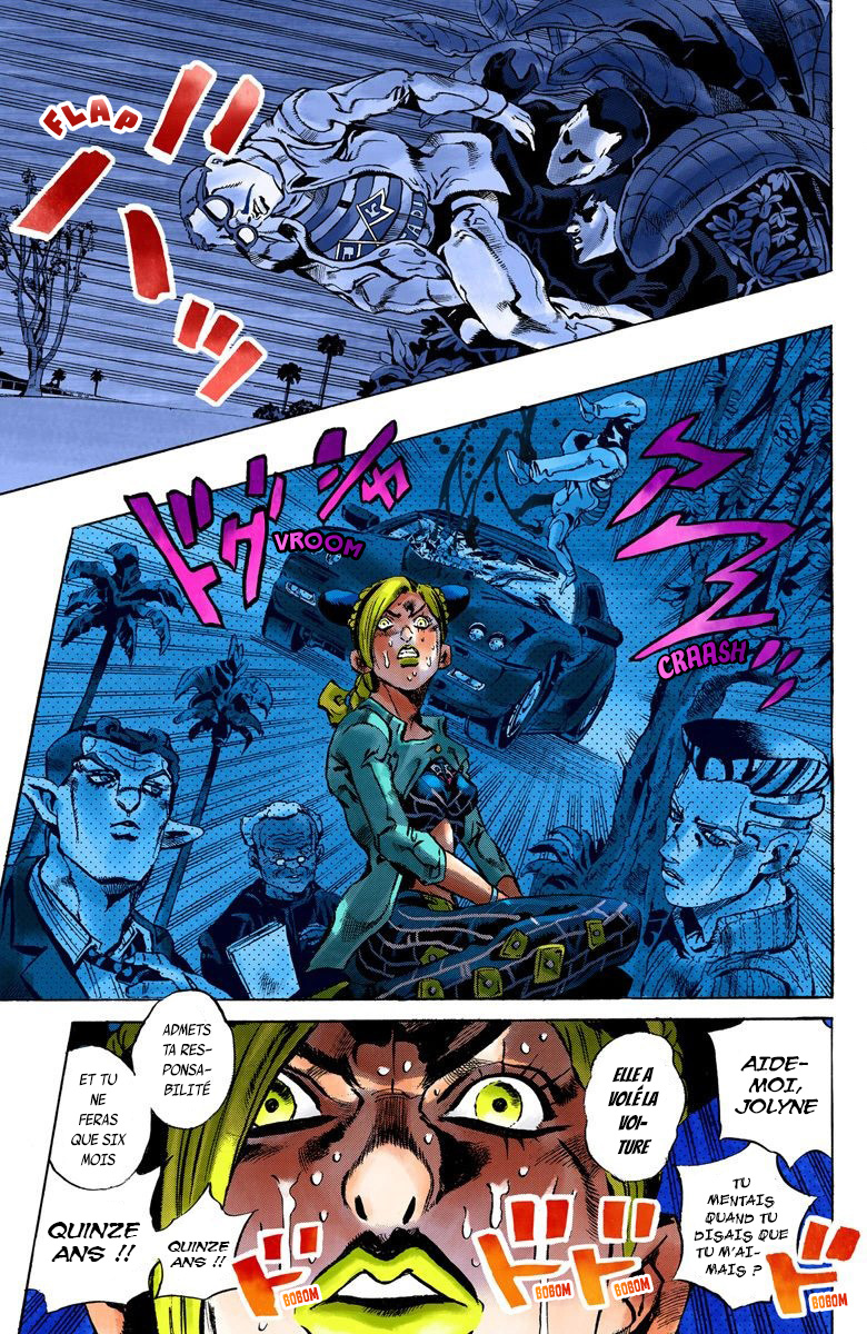 Read JoJo's Bizarre Adventure Part 6 Stone Ocean Official Colored FR Manga Online