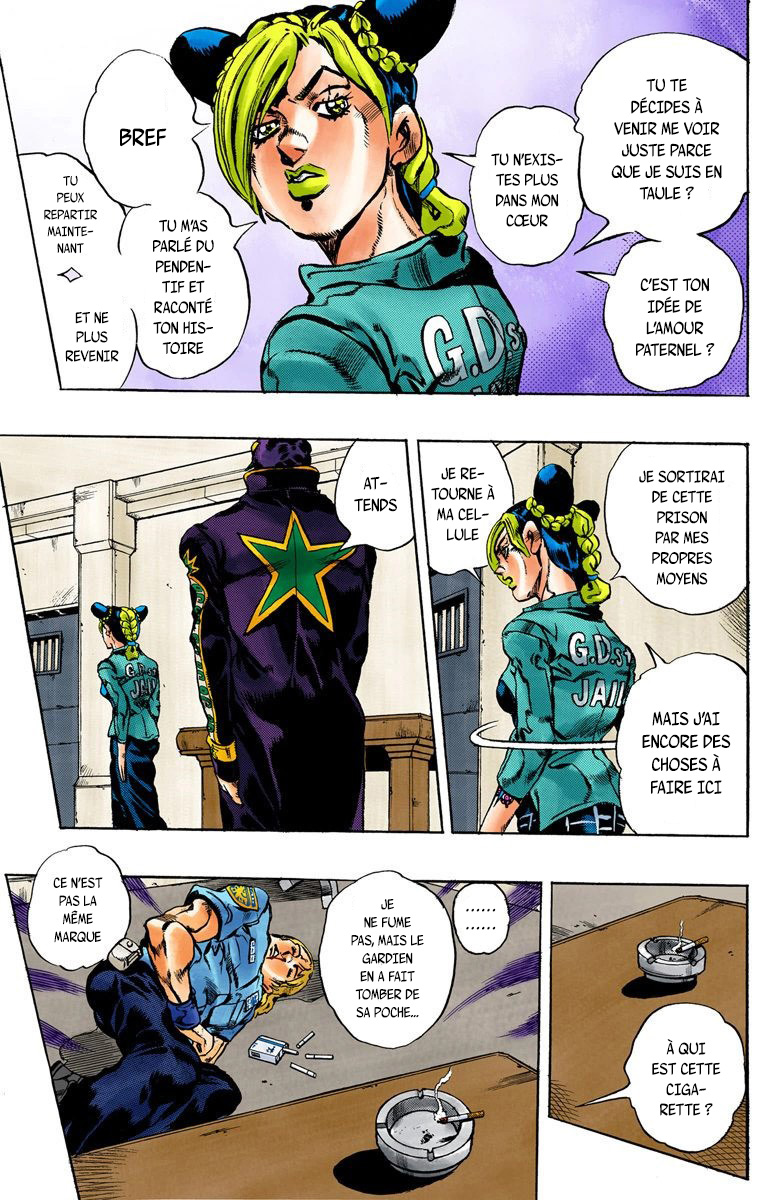 Read JoJo's Bizarre Adventure Part 6 Stone Ocean Official Colored FR Manga Online