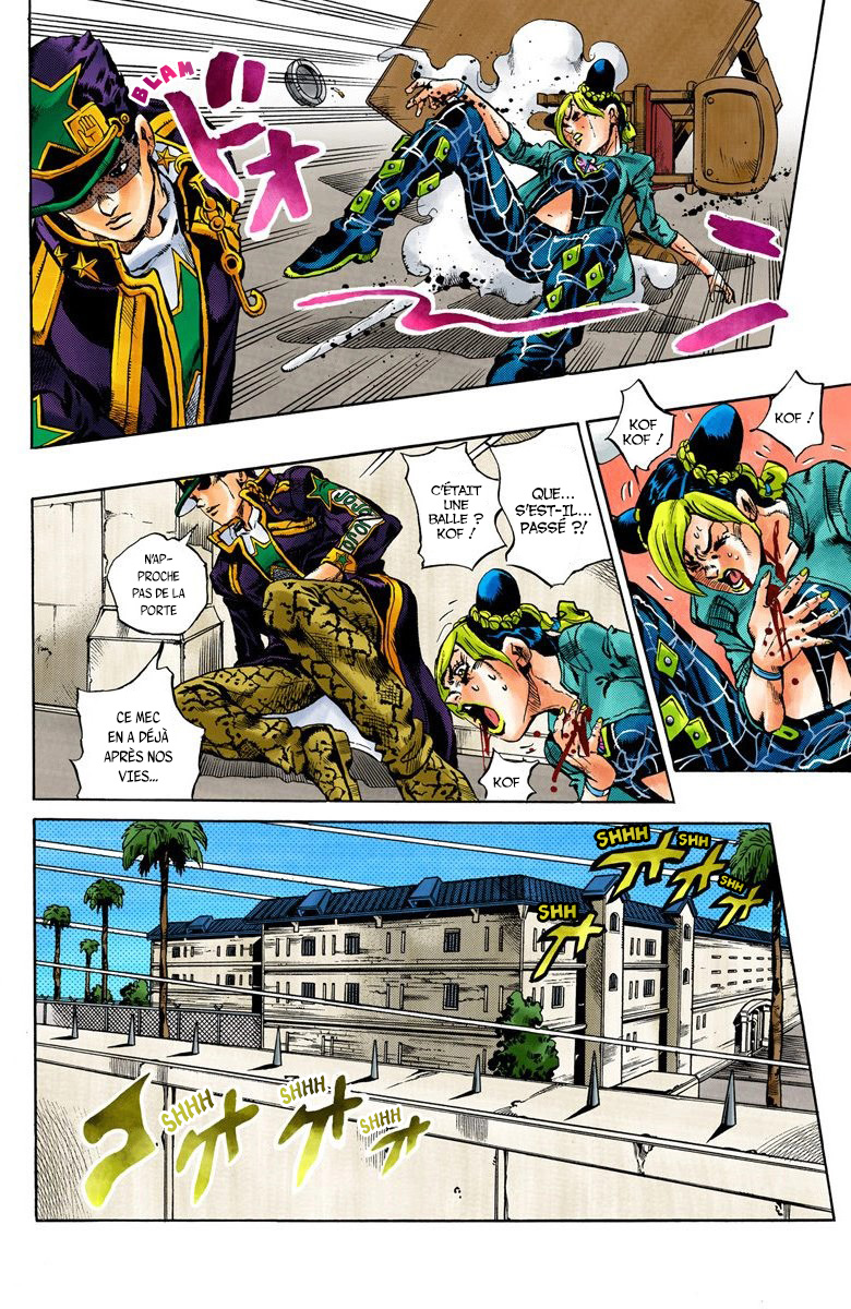 Read JoJo's Bizarre Adventure Part 6 Stone Ocean Official Colored FR Manga Online