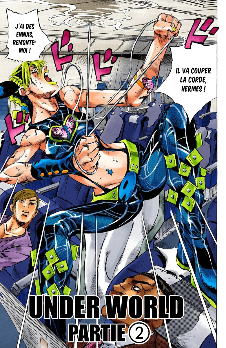 Read JoJo's Bizarre Adventure Part 6 Stone Ocean Official Colored FR Manga Online