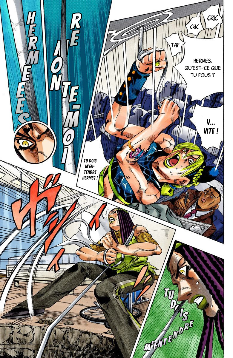 Read JoJo's Bizarre Adventure Part 6 Stone Ocean Official Colored FR Manga Online