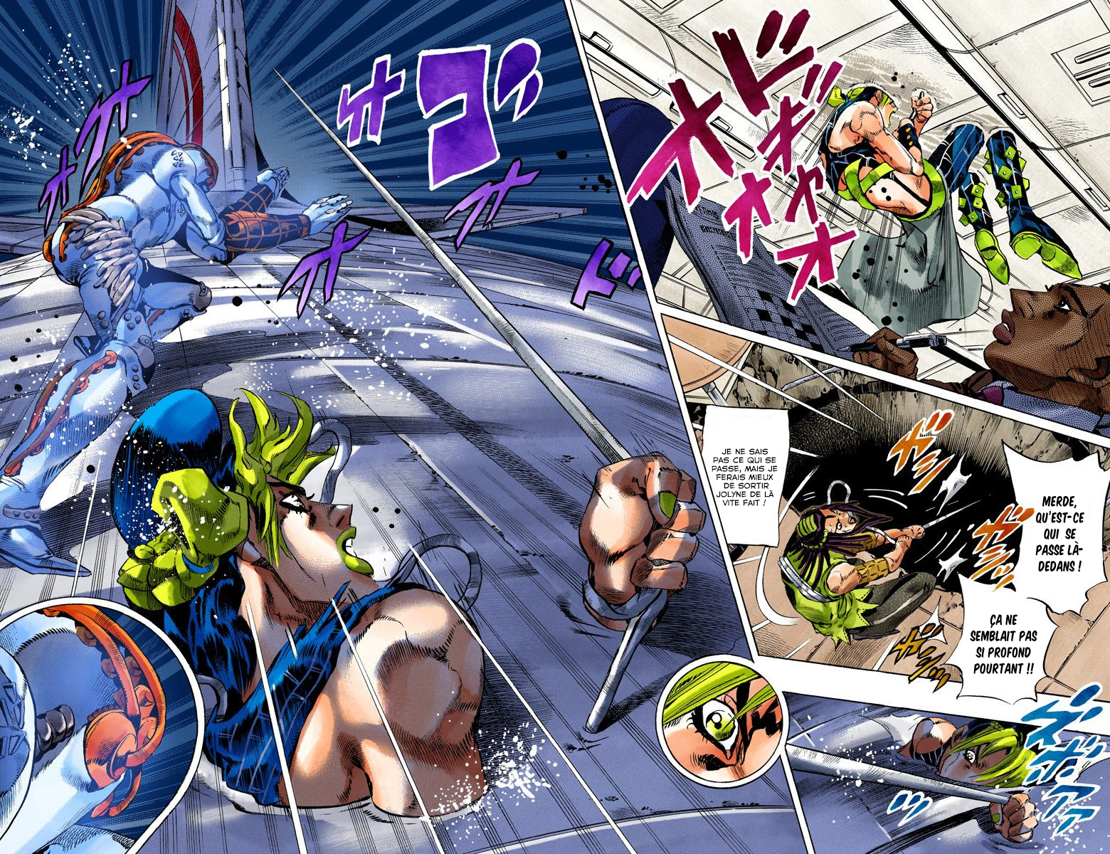 Read JoJo's Bizarre Adventure Part 6 Stone Ocean Official Colored FR Manga Online