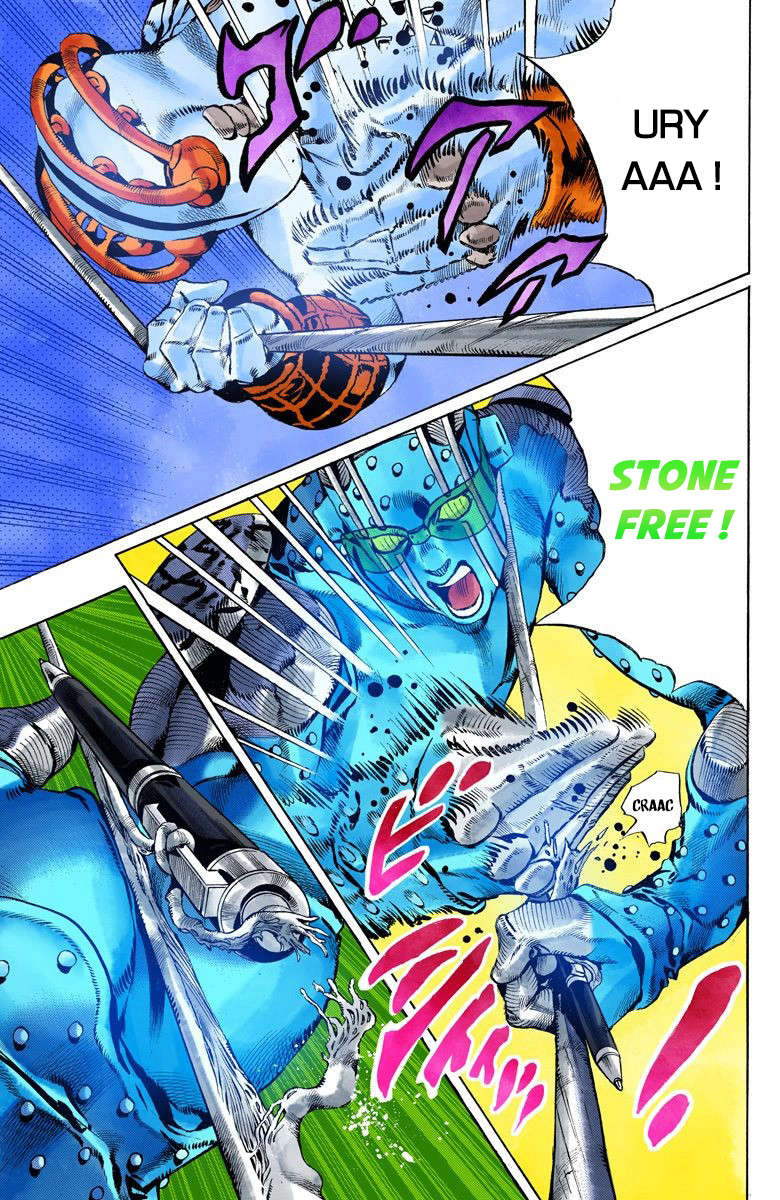 Read JoJo's Bizarre Adventure Part 6 Stone Ocean Official Colored FR Manga Online