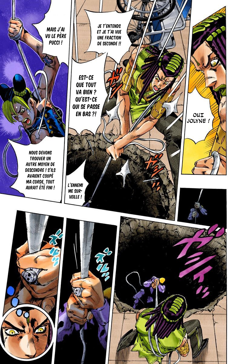 Read JoJo's Bizarre Adventure Part 6 Stone Ocean Official Colored FR Manga Online