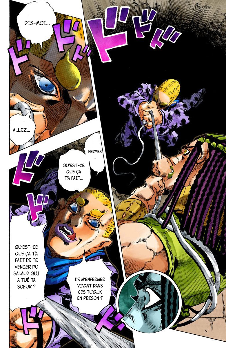 Read JoJo's Bizarre Adventure Part 6 Stone Ocean Official Colored FR Manga Online