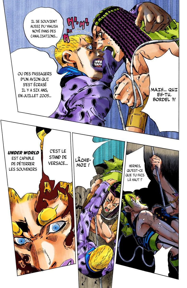 Read JoJo's Bizarre Adventure Part 6 Stone Ocean Official Colored FR Manga Online