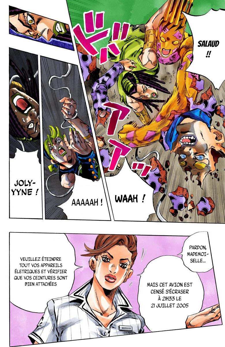 Read JoJo's Bizarre Adventure Part 6 Stone Ocean Official Colored FR Manga Online
