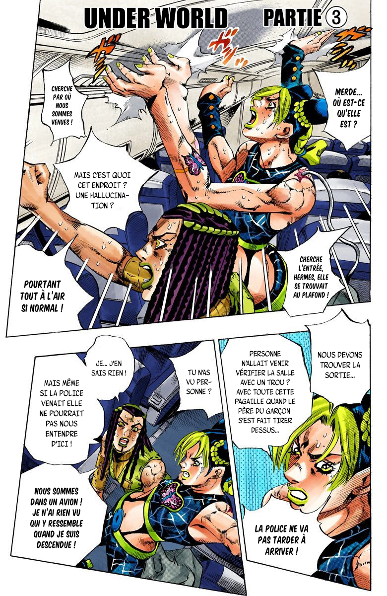 Read JoJo's Bizarre Adventure Part 6 Stone Ocean Official Colored FR Manga Online