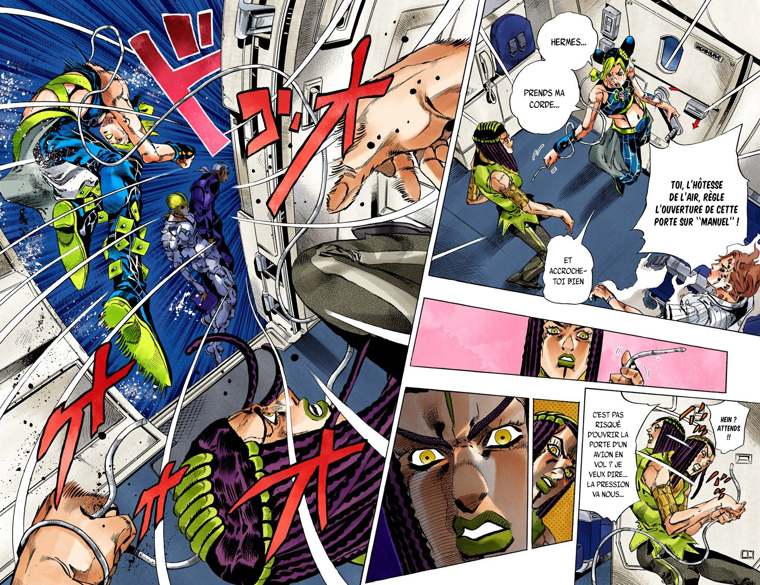 Read JoJo's Bizarre Adventure Part 6 Stone Ocean Official Colored FR Manga Online