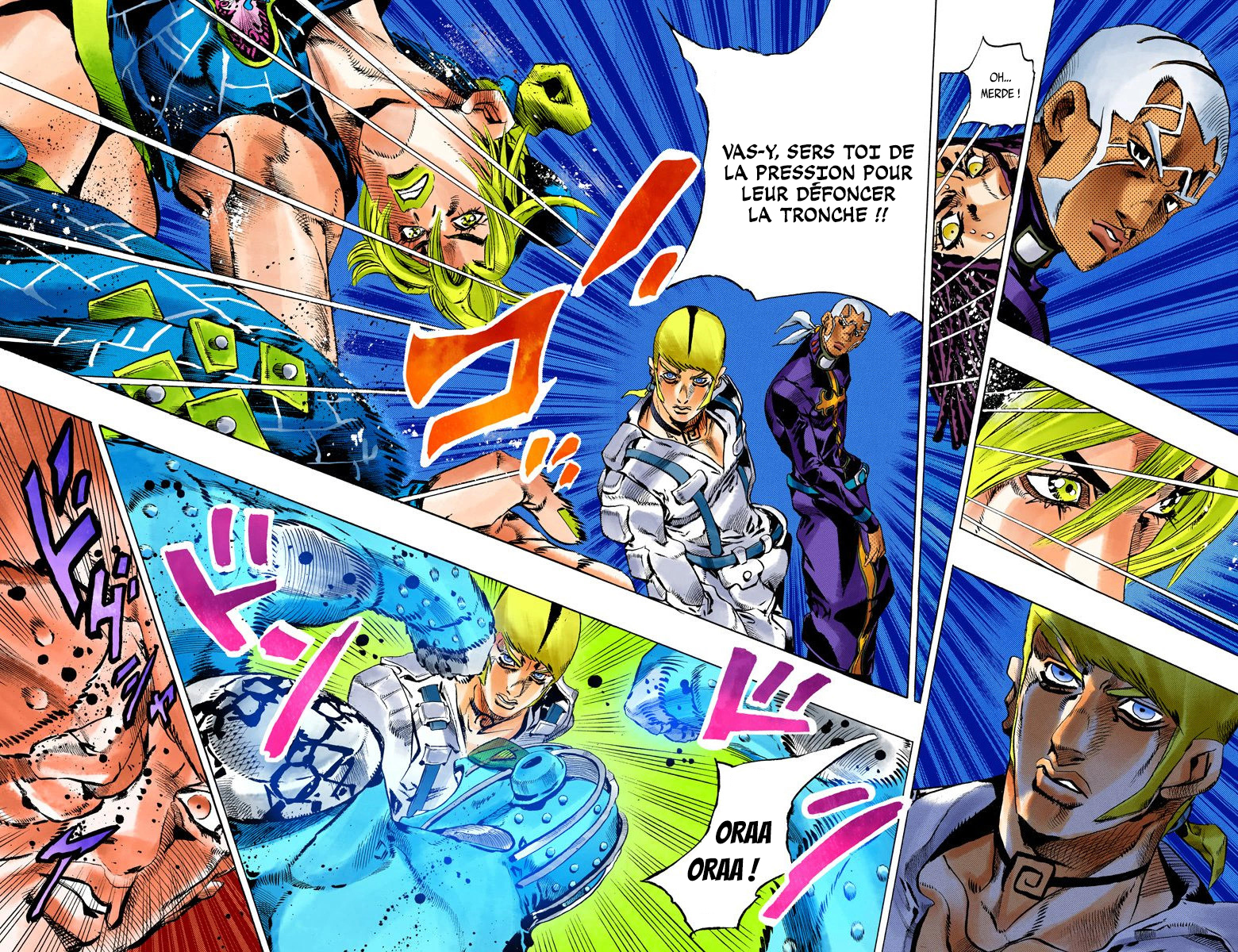 Read JoJo's Bizarre Adventure Part 6 Stone Ocean Official Colored FR Manga Online
