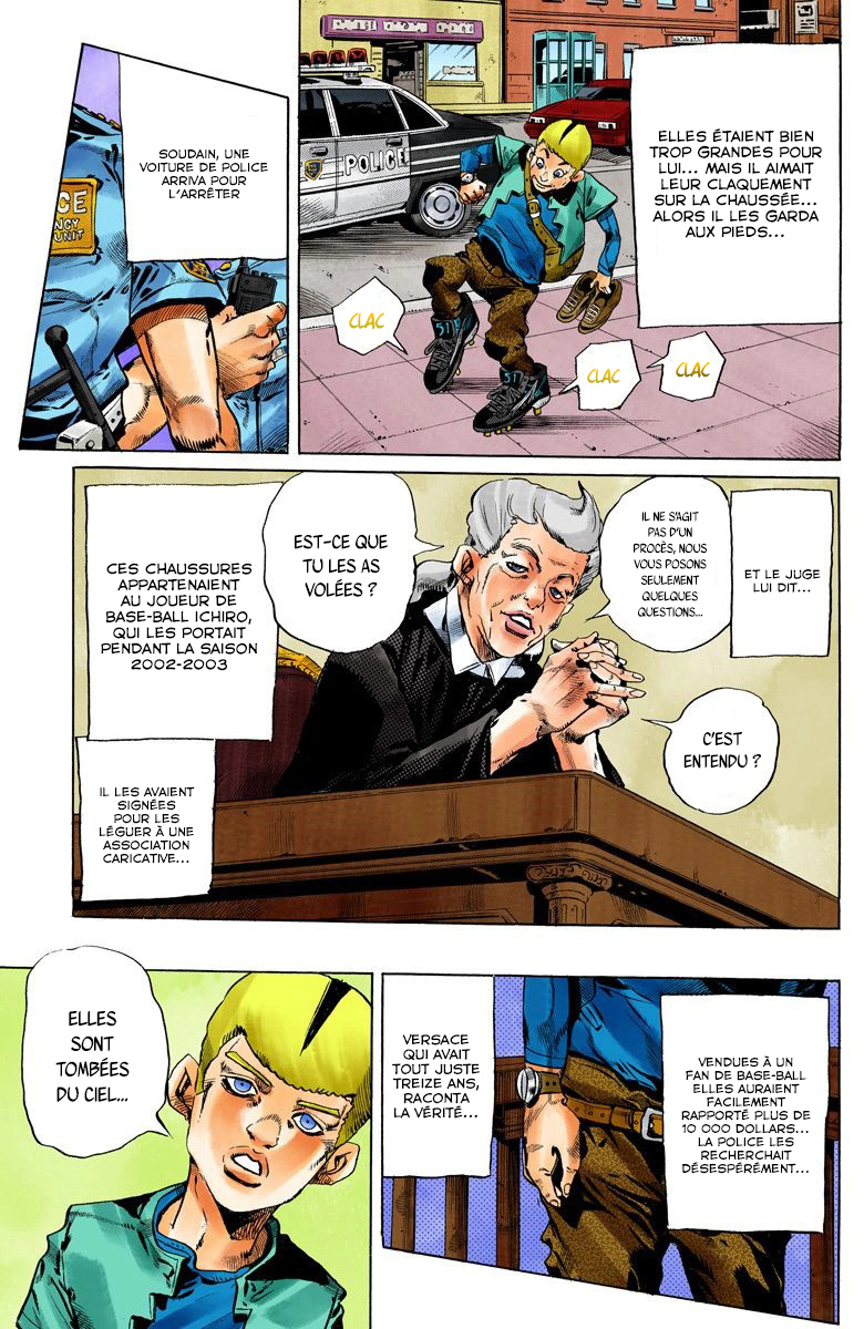 Read JoJo's Bizarre Adventure Part 6 Stone Ocean Official Colored FR Manga Online