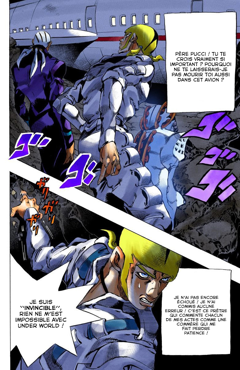 Read JoJo's Bizarre Adventure Part 6 Stone Ocean Official Colored FR Manga Online