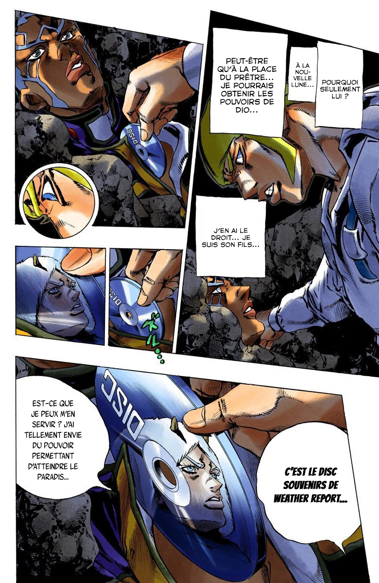 Read JoJo's Bizarre Adventure Part 6 Stone Ocean Official Colored FR Manga Online
