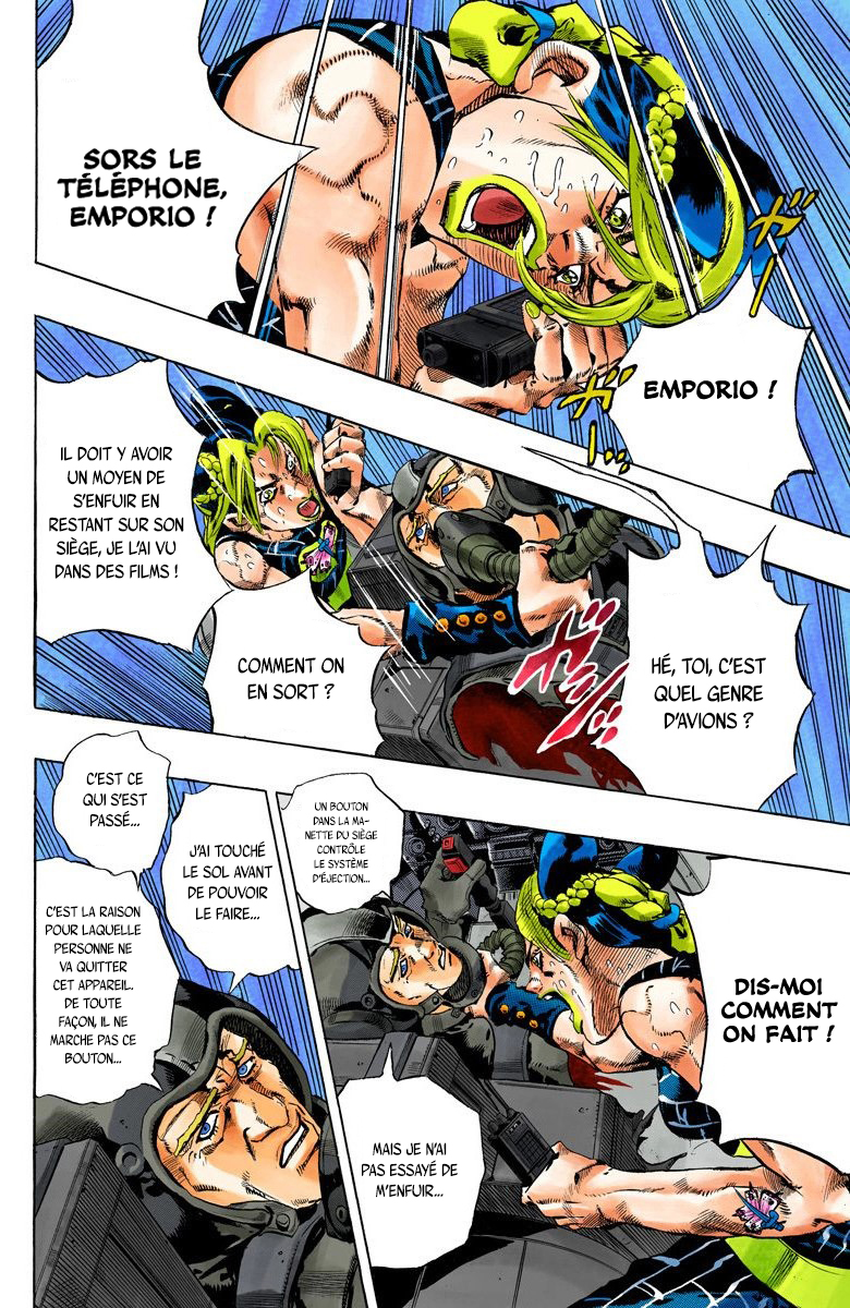 Read JoJo's Bizarre Adventure Part 6 Stone Ocean Official Colored FR Manga Online