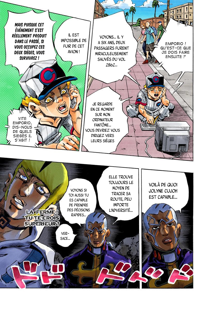 Read JoJo's Bizarre Adventure Part 6 Stone Ocean Official Colored FR Manga Online