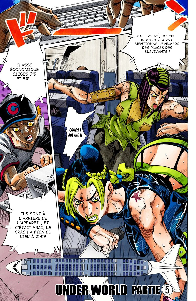 Read JoJo's Bizarre Adventure Part 6 Stone Ocean Official Colored FR Manga Online