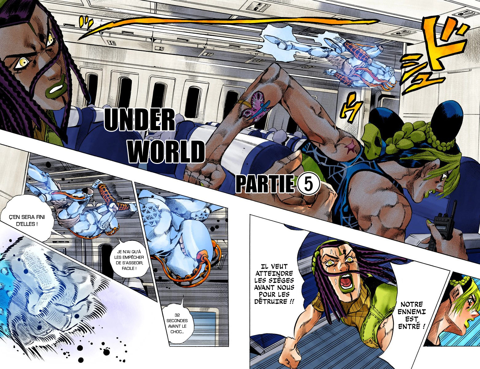 Read JoJo's Bizarre Adventure Part 6 Stone Ocean Official Colored FR Manga Online