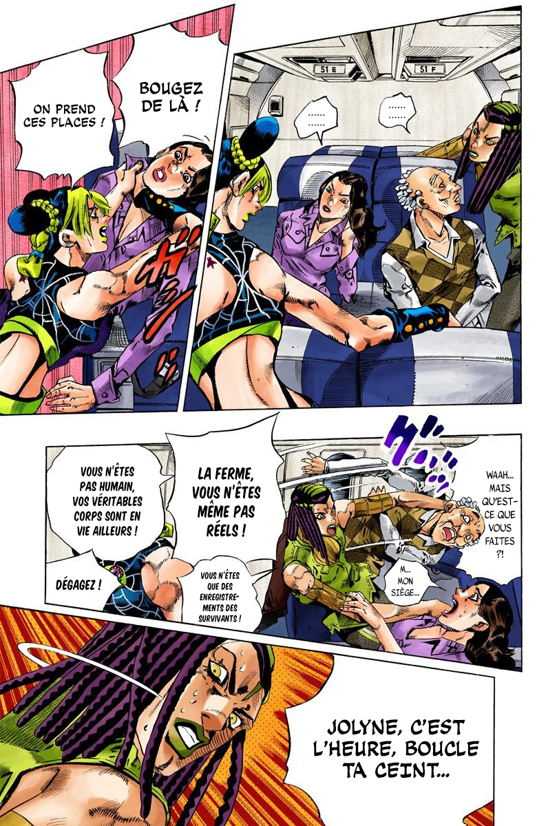 Read JoJo's Bizarre Adventure Part 6 Stone Ocean Official Colored FR Manga Online