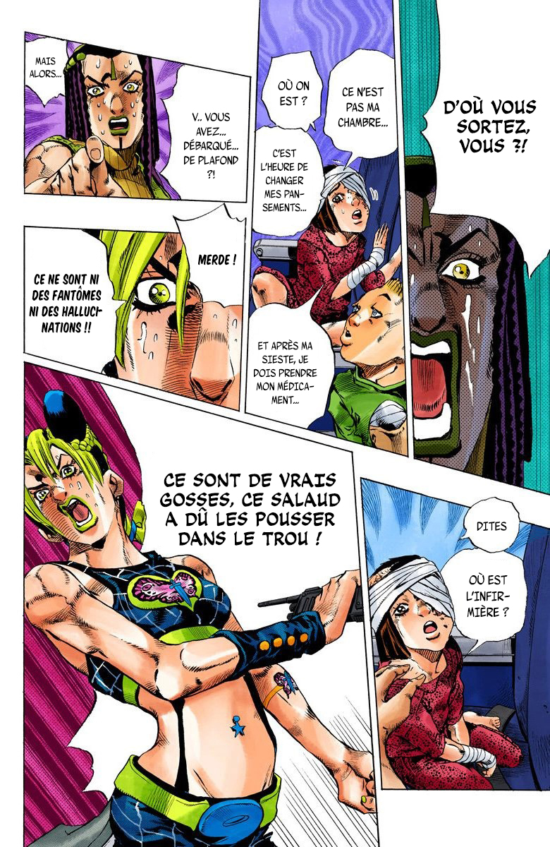 Read JoJo's Bizarre Adventure Part 6 Stone Ocean Official Colored FR Manga Online
