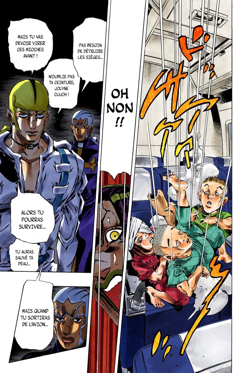 Read JoJo's Bizarre Adventure Part 6 Stone Ocean Official Colored FR Manga Online
