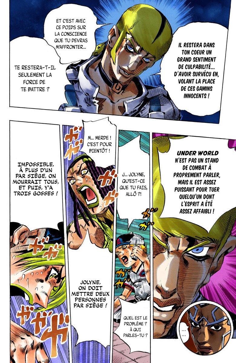 Read JoJo's Bizarre Adventure Part 6 Stone Ocean Official Colored FR Manga Online
