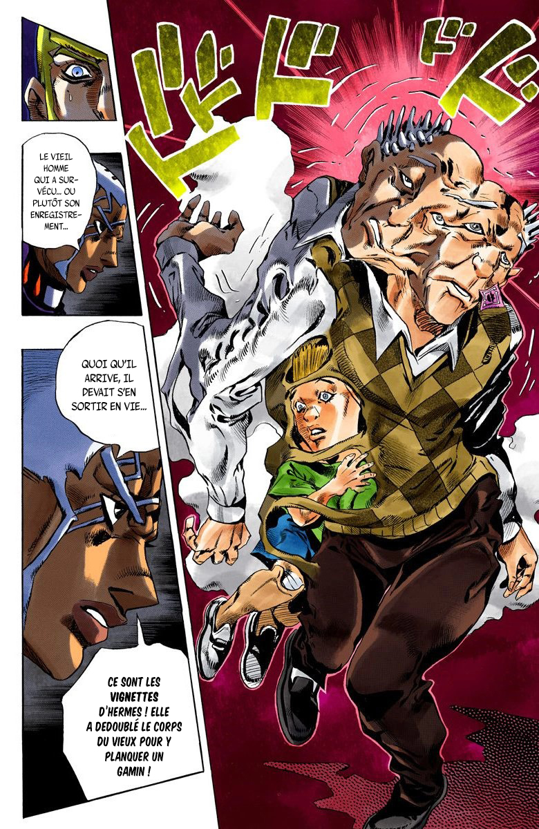 Read JoJo's Bizarre Adventure Part 6 Stone Ocean Official Colored FR Manga Online