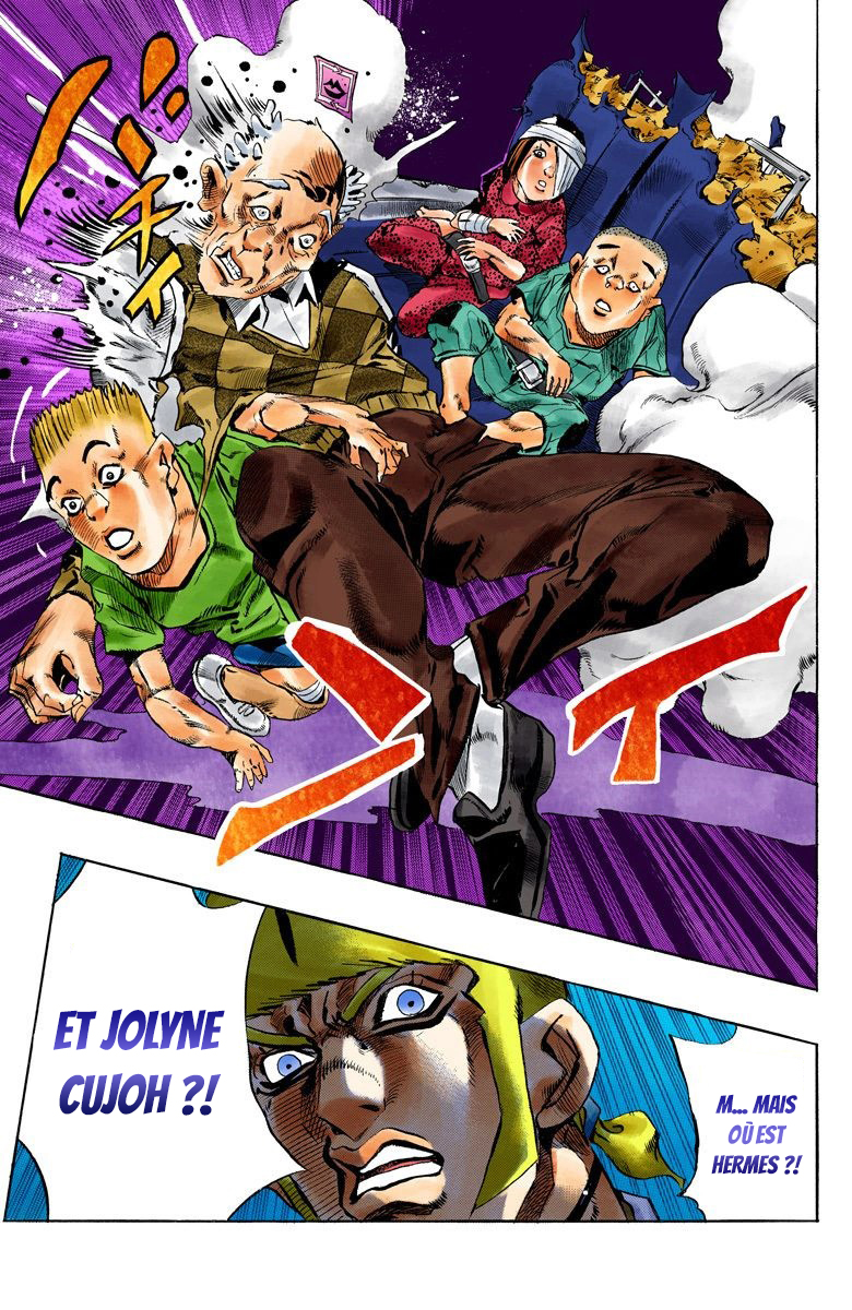 Read JoJo's Bizarre Adventure Part 6 Stone Ocean Official Colored FR Manga Online