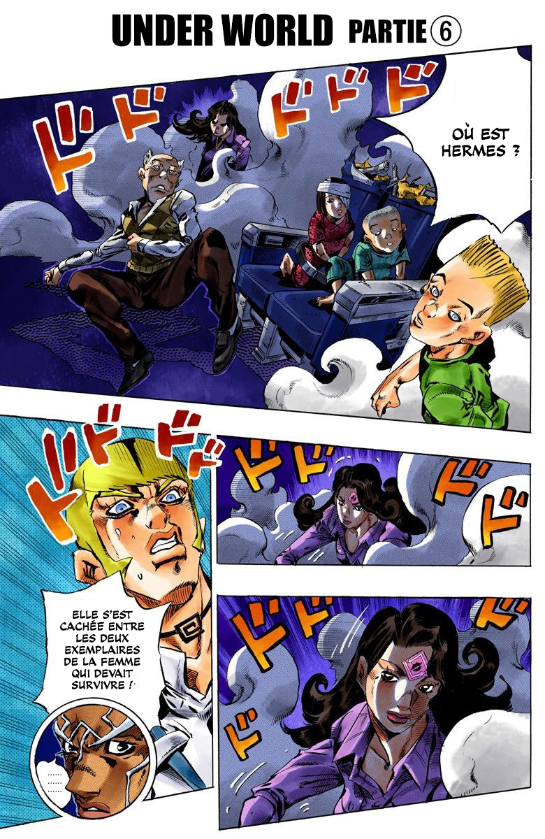 Read JoJo's Bizarre Adventure Part 6 Stone Ocean Official Colored FR Manga Online