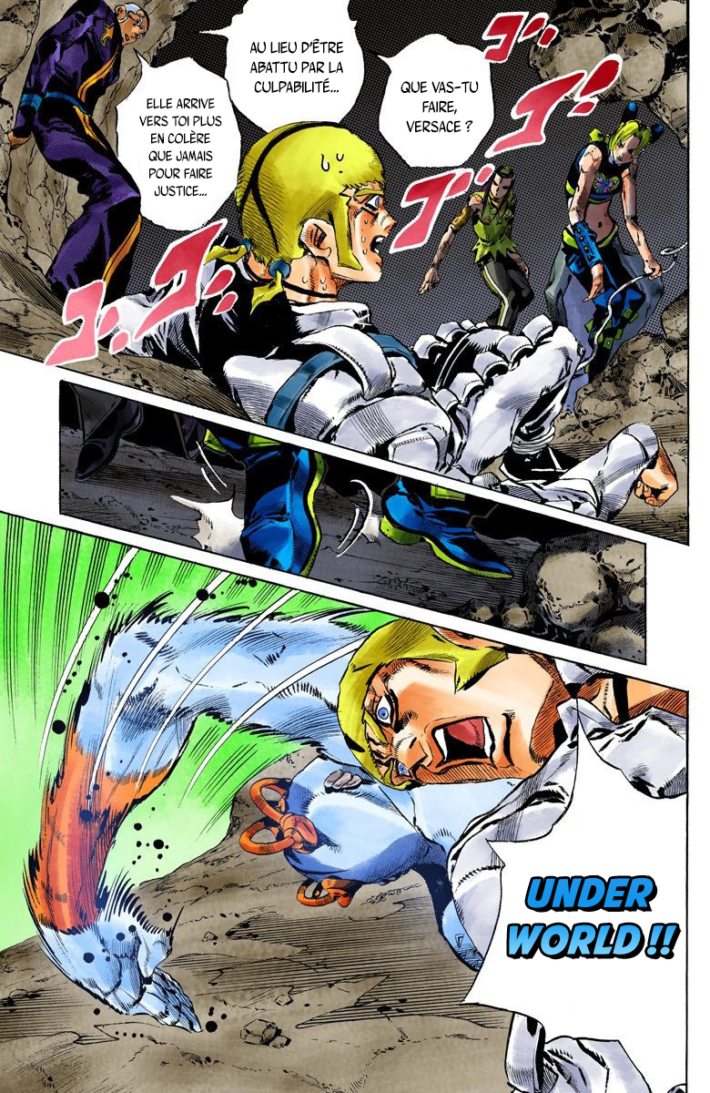 Read JoJo's Bizarre Adventure Part 6 Stone Ocean Official Colored FR Manga Online