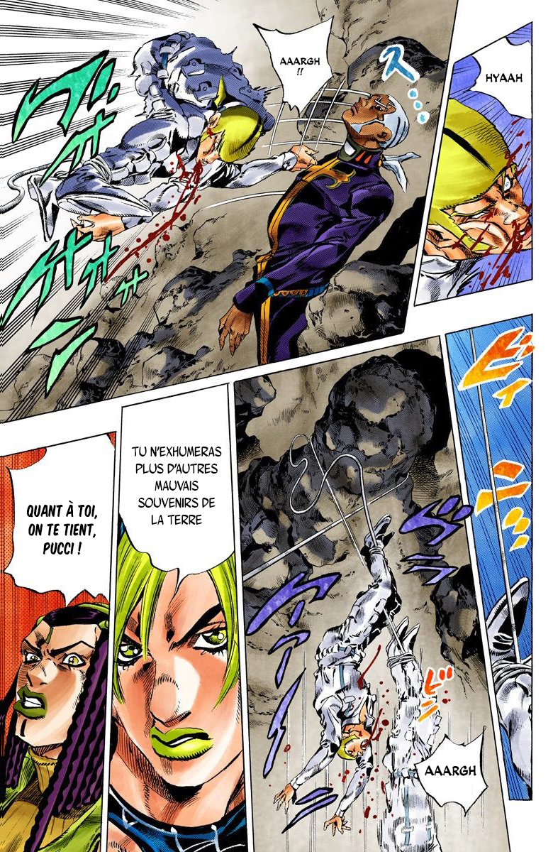 Read JoJo's Bizarre Adventure Part 6 Stone Ocean Official Colored FR Manga Online