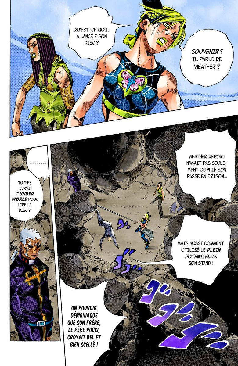 Read JoJo's Bizarre Adventure Part 6 Stone Ocean Official Colored FR Manga Online
