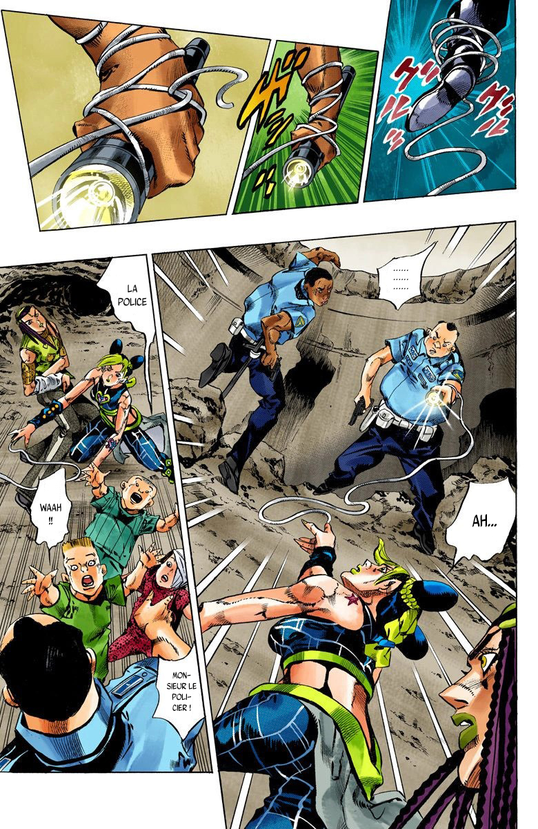 Read JoJo's Bizarre Adventure Part 6 Stone Ocean Official Colored FR Manga Online