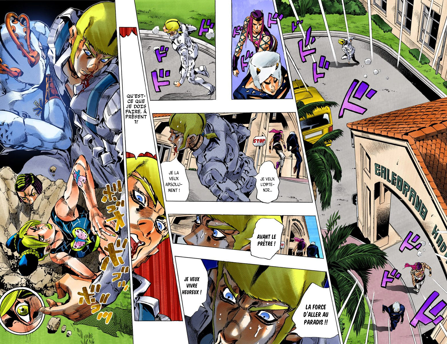 Read JoJo's Bizarre Adventure Part 6 Stone Ocean Official Colored FR Manga Online